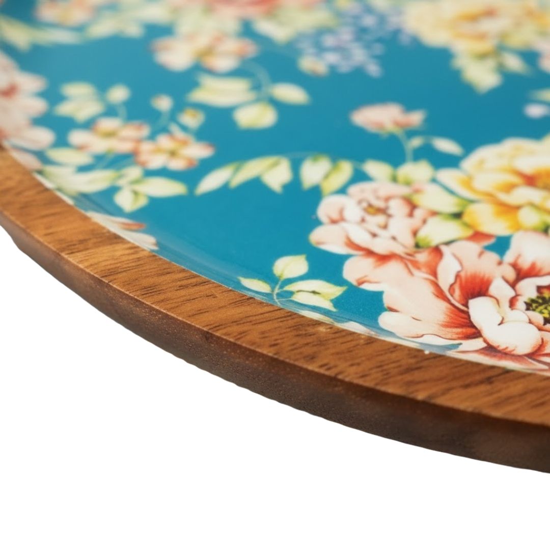 Elegant Acacia Wood Tray for Stylish Serving 061